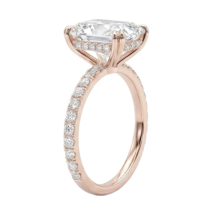 18K Rose Gold Plated, 10K Solid Rose Gold