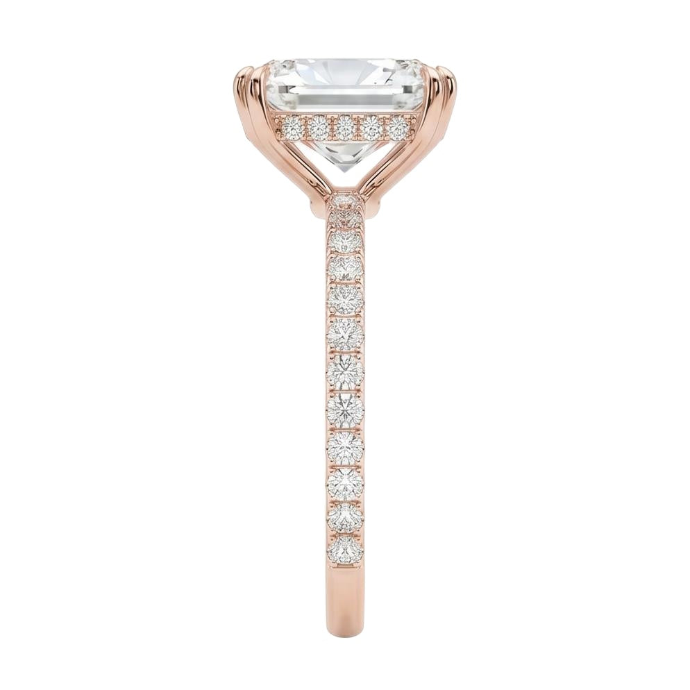 18K Rose Gold Plated, 10K Solid Rose Gold