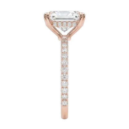 18K Rose Gold Plated, 10K Solid Rose Gold