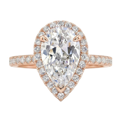 18K Rose Gold Plated, 10K Solid Rose Gold