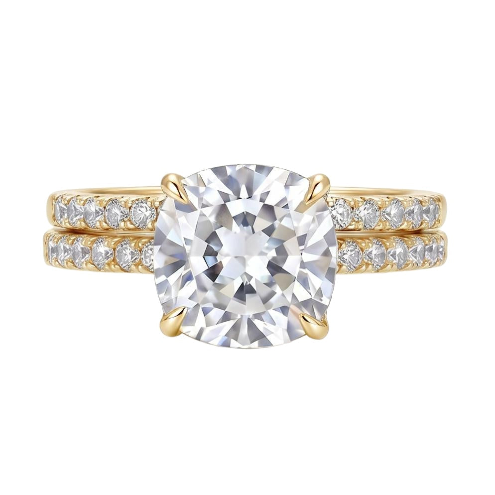 18K Yellow Gold Plated, 10K Solid Yellow Gold