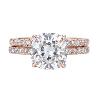 18K Rose Gold Plated, 10K Solid Rose Gold