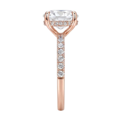 18K Rose Gold Plated, 10K Solid Rose Gold