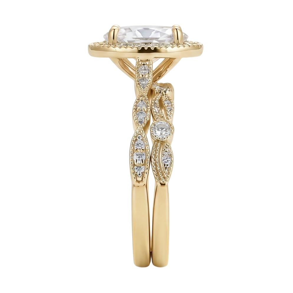 18K Yellow Gold Plated, 10K Solid Yellow Gold