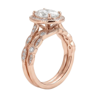 18K Rose Gold Plated, 10K Solid Rose Gold