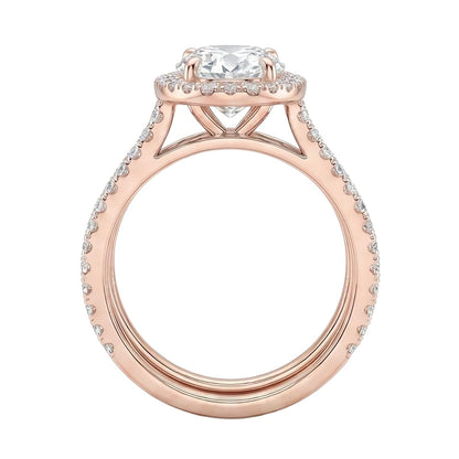 18K Rose Gold Plated, 10K Solid Rose Gold
