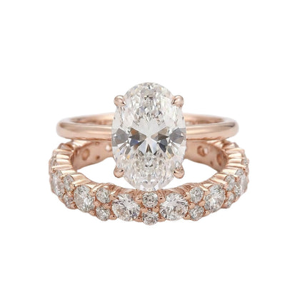 18K Rose Gold Plated, 10K Solid Rose Gold