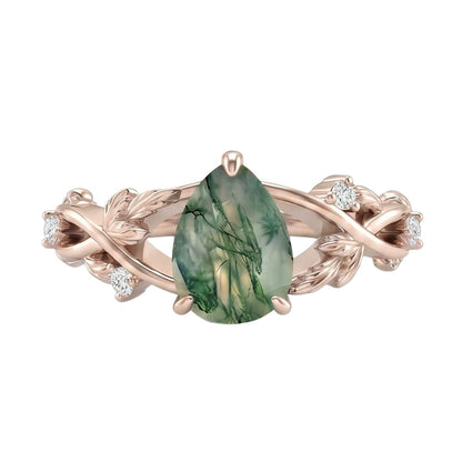 18K Rose Gold Plated, 10K Solid Rose Gold
