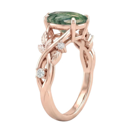 18K Rose Gold Plated, 10K Solid Rose Gold