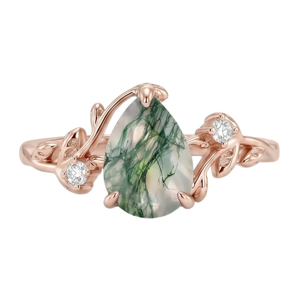 18K Rose Gold Plated, 10K Solid Rose Gold