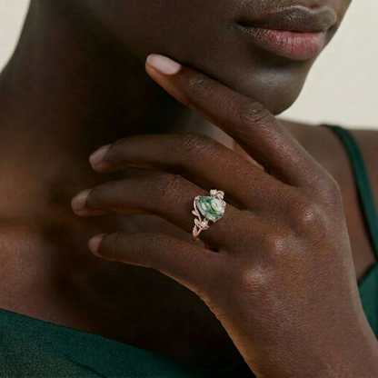 18K Rose Gold Plated, 10K Solid Rose Gold