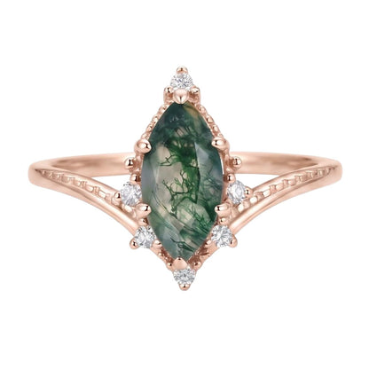 18K Rose Gold Plated, 10K Solid Rose Gold