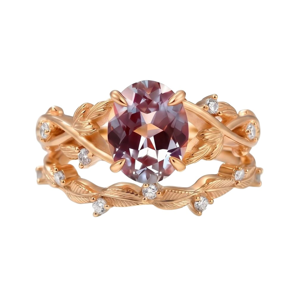 18K Rose Gold Plated, 10K Solid Rose Gold
