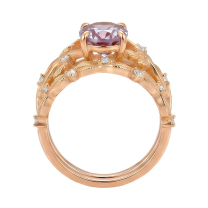 18K Rose Gold Plated, 10K Solid Rose Gold