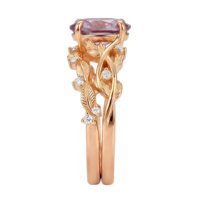 18K Rose Gold Plated, 10K Solid Rose Gold