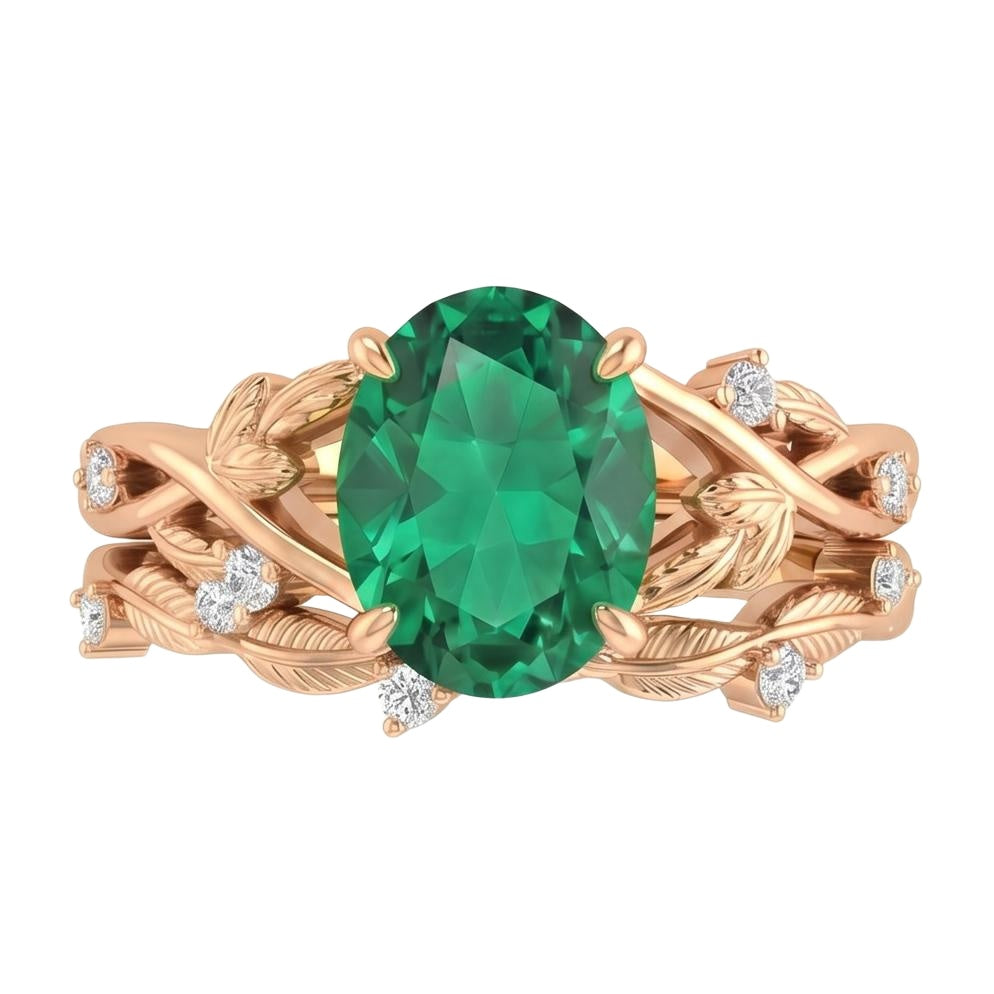 18K Rose Gold Plated, 10K Solid Rose Gold