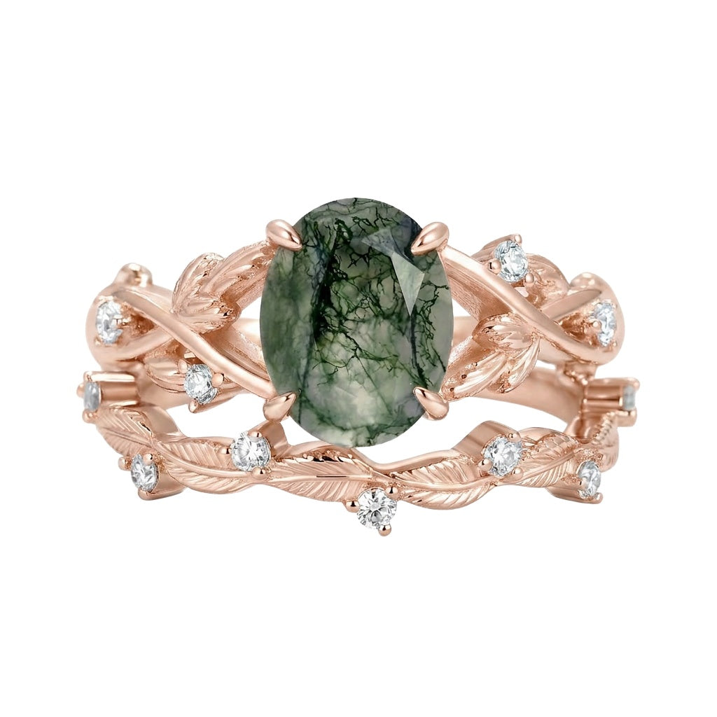 18K Rose Gold Plated, 10K Solid Rose Gold