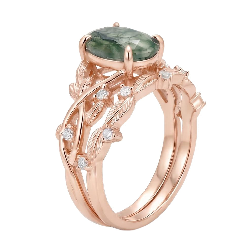 18K Rose Gold Plated, 10K Solid Rose Gold