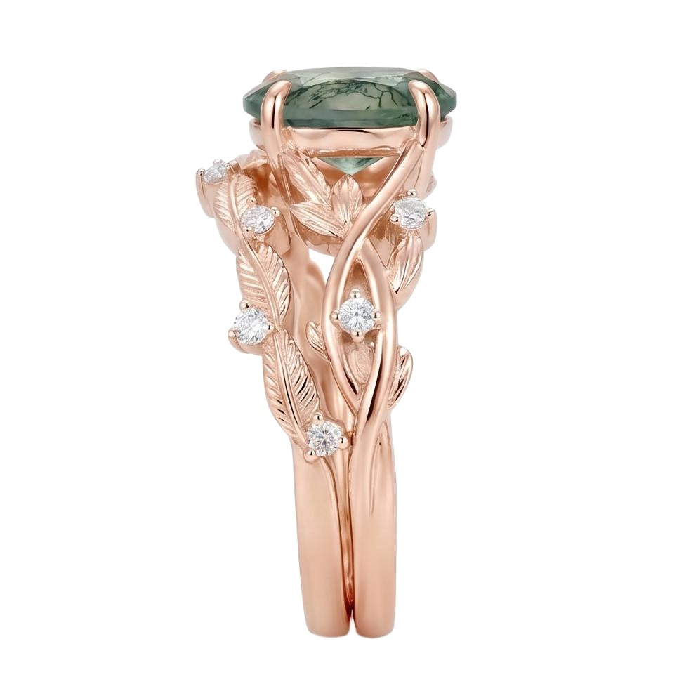 18K Rose Gold Plated, 10K Solid Rose Gold