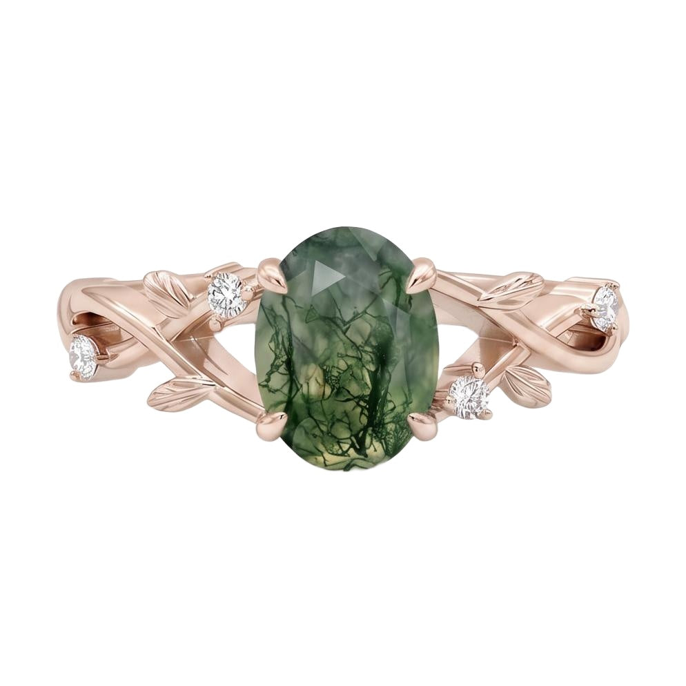 18K Rose Gold Plated, 10K Solid Rose Gold