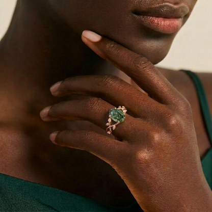 18K Rose Gold Plated, 10K Solid Rose Gold