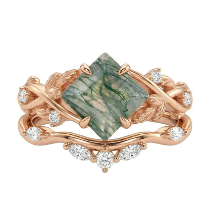 18K Rose Gold Plated, 10K Solid Rose Gold