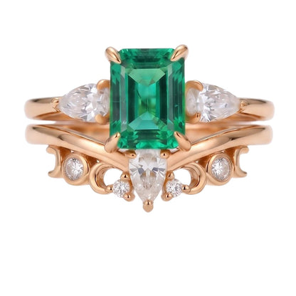 18K Rose Gold Plated, 10K Solid Rose Gold