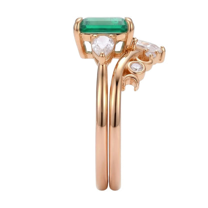 18K Rose Gold Plated, 10K Solid Rose Gold