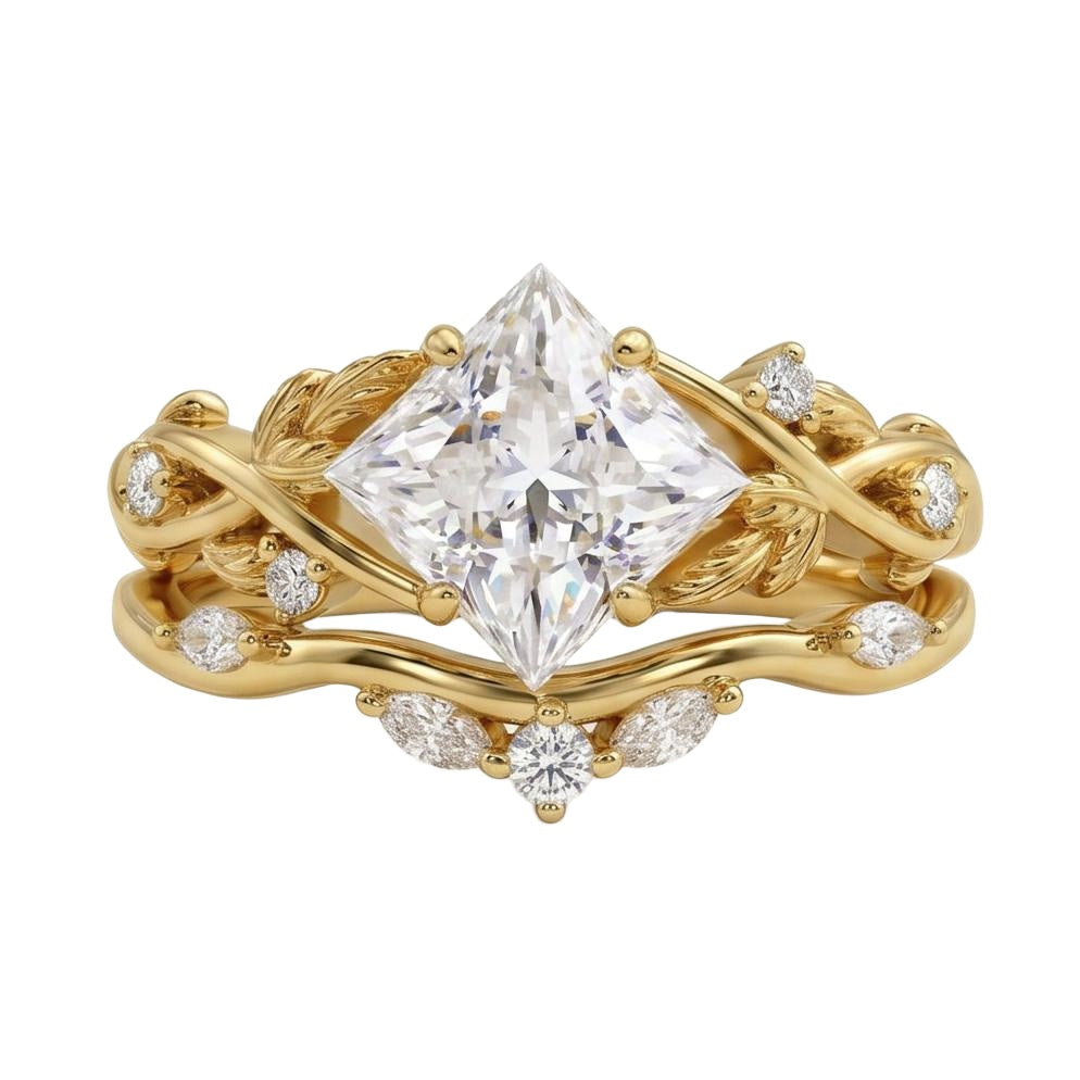 18K Yellow Gold Plated, 10K Solid Yellow Gold