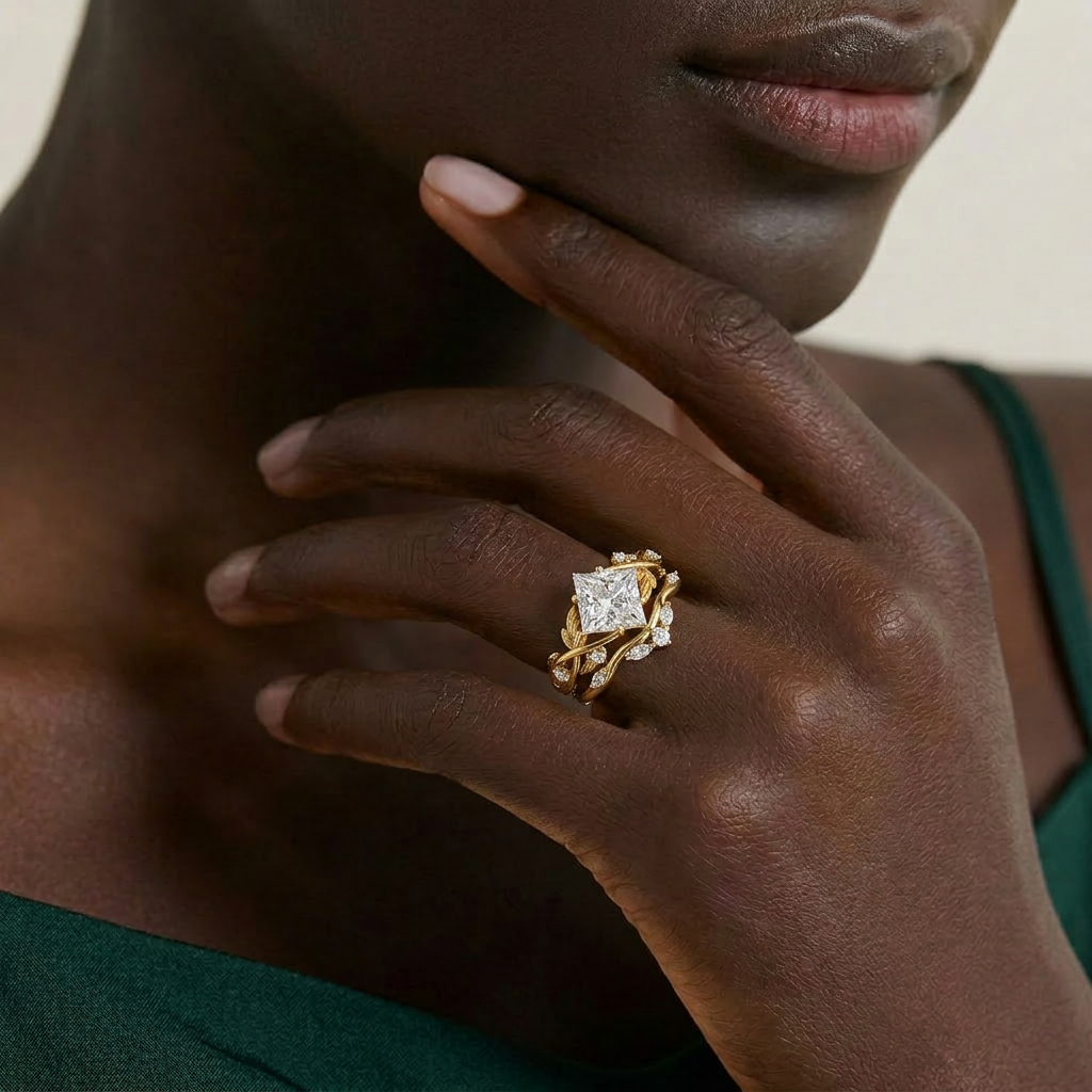 18K Yellow Gold Plated, 10K Solid Yellow Gold