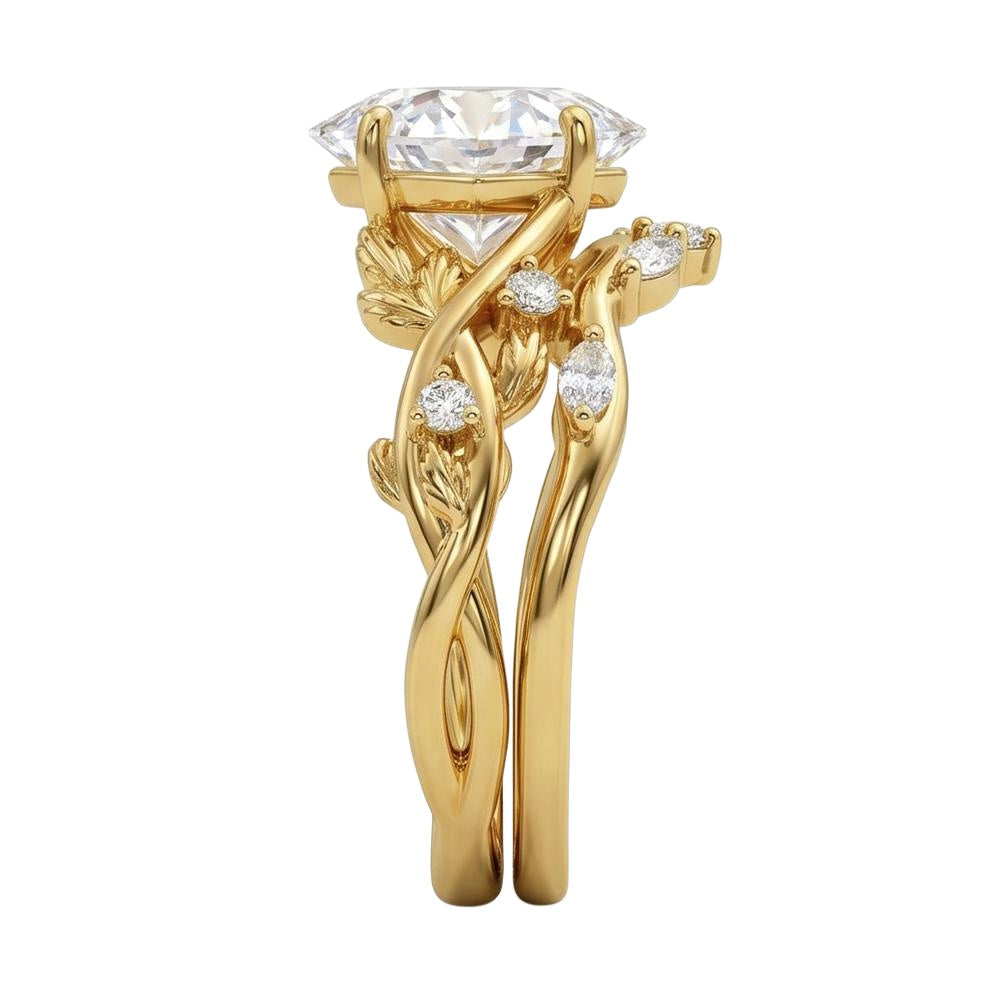 18K Yellow Gold Plated, 10K Solid Yellow Gold