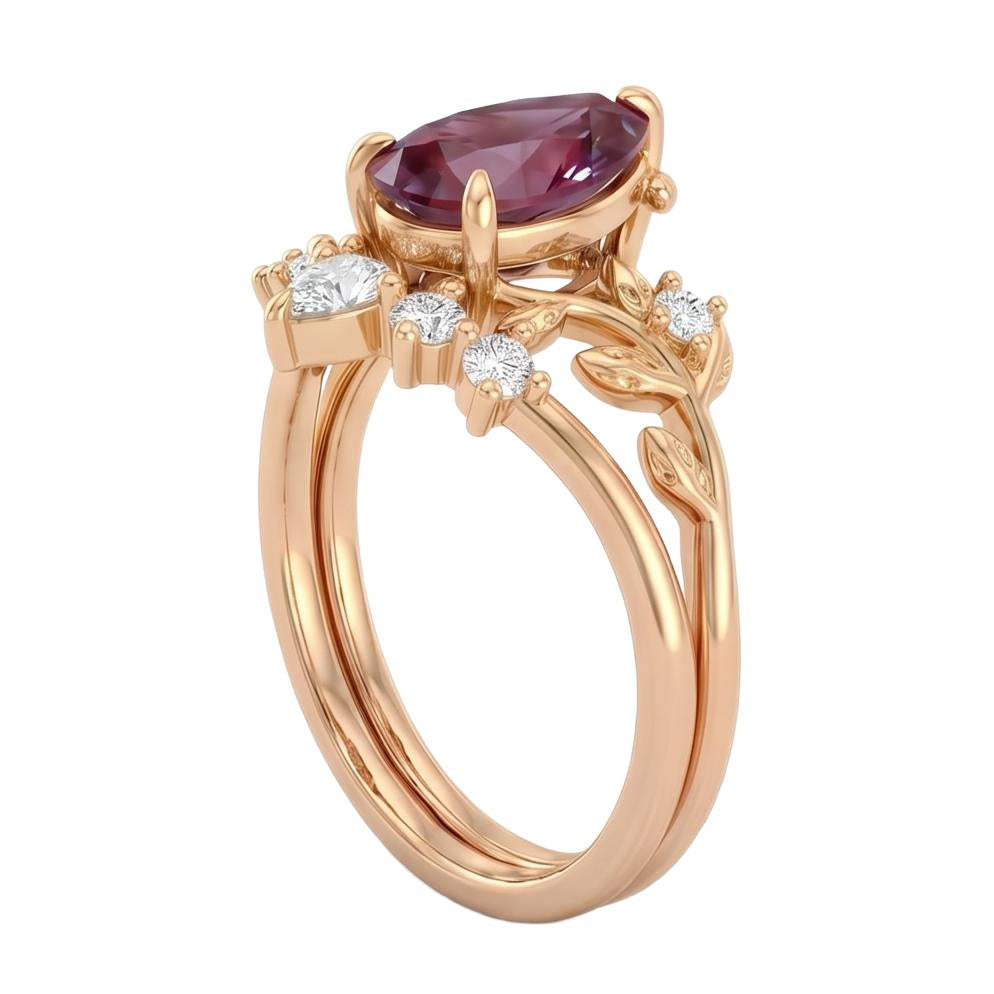 18K Rose Gold Plated, 10K Solid Rose Gold