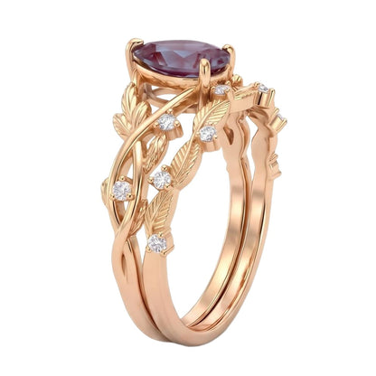 18K Rose Gold Plated, 10K Solid Rose Gold