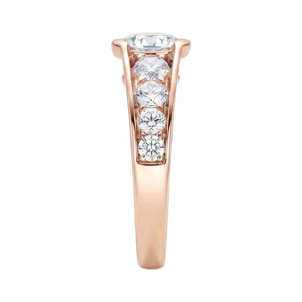 18K Rose Gold Plated, 10K Solid Rose Gold