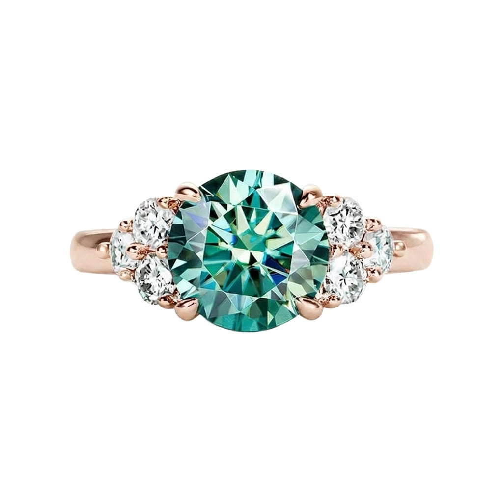 18K Rose Gold Plated, 10K Solid Rose Gold