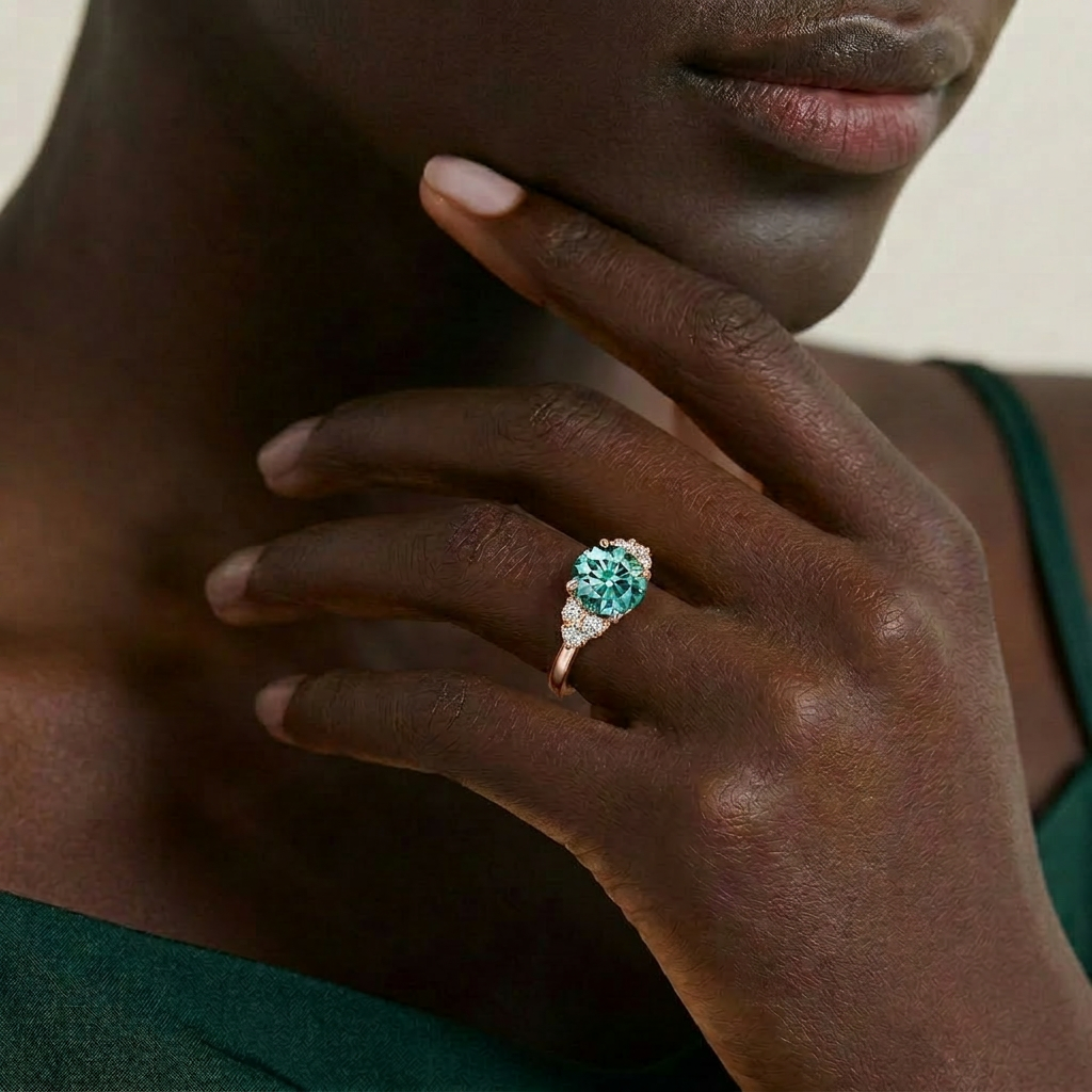 18K Rose Gold Plated, 10K Solid Rose Gold