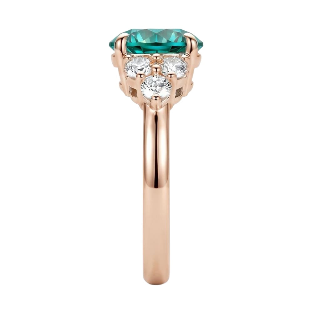 18K Rose Gold Plated, 10K Solid Rose Gold