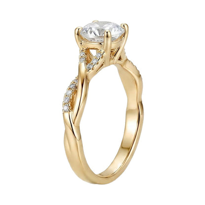18K Yellow Gold Plated, 10K Solid Yellow Gold