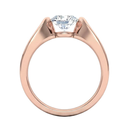 18K Rose Gold Plated, 10K Solid Rose Gold
