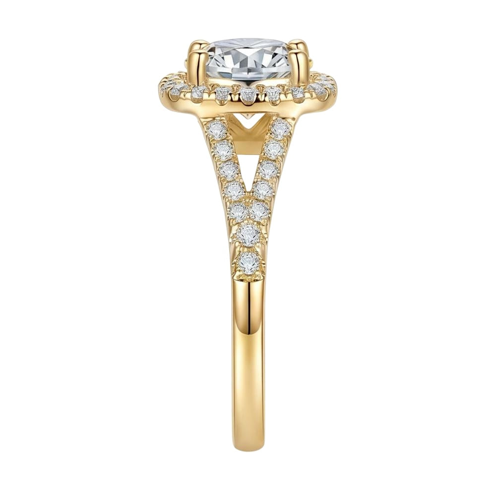 18K Yellow Gold Plated, 10K Solid Yellow Gold