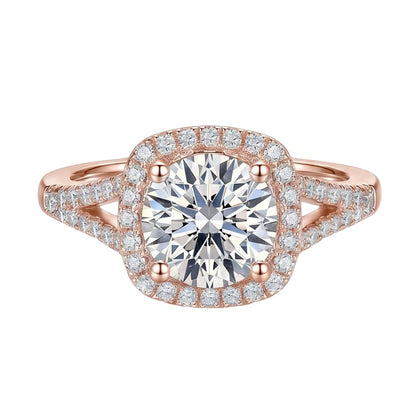 18K Rose Gold Plated, 10K Solid Rose Gold