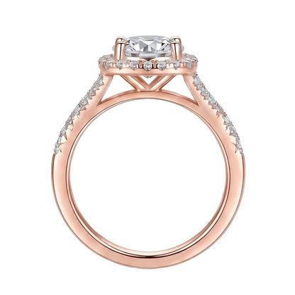 18K Rose Gold Plated, 10K Solid Rose Gold