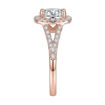 18K Rose Gold Plated, 10K Solid Rose Gold
