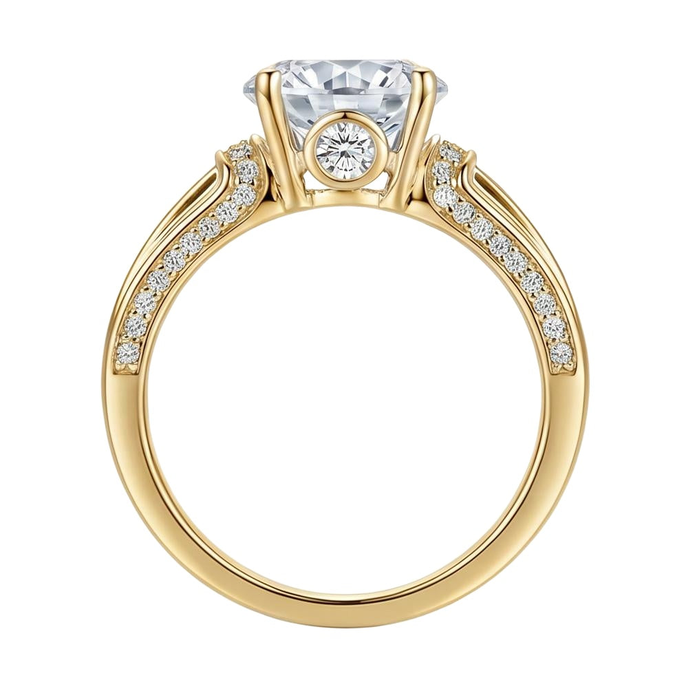 18K Yellow Gold Plated, 10K Solid Yellow Gold