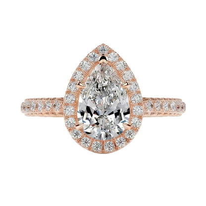 18K Rose Gold Plated, 10K Solid Rose Gold