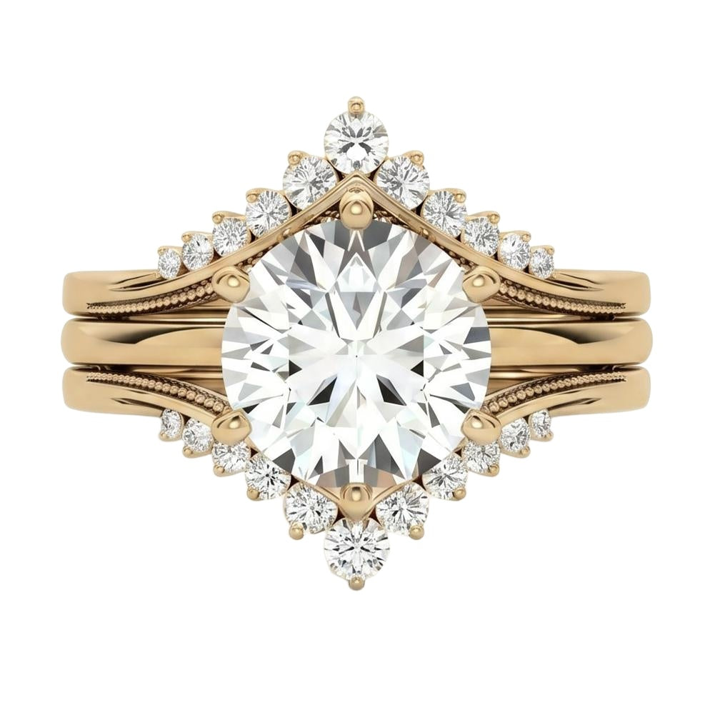 18K Yellow Gold Plated, 10K Solid Yellow Gold