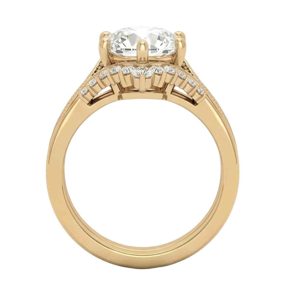 18K Yellow Gold Plated, 10K Solid Yellow Gold