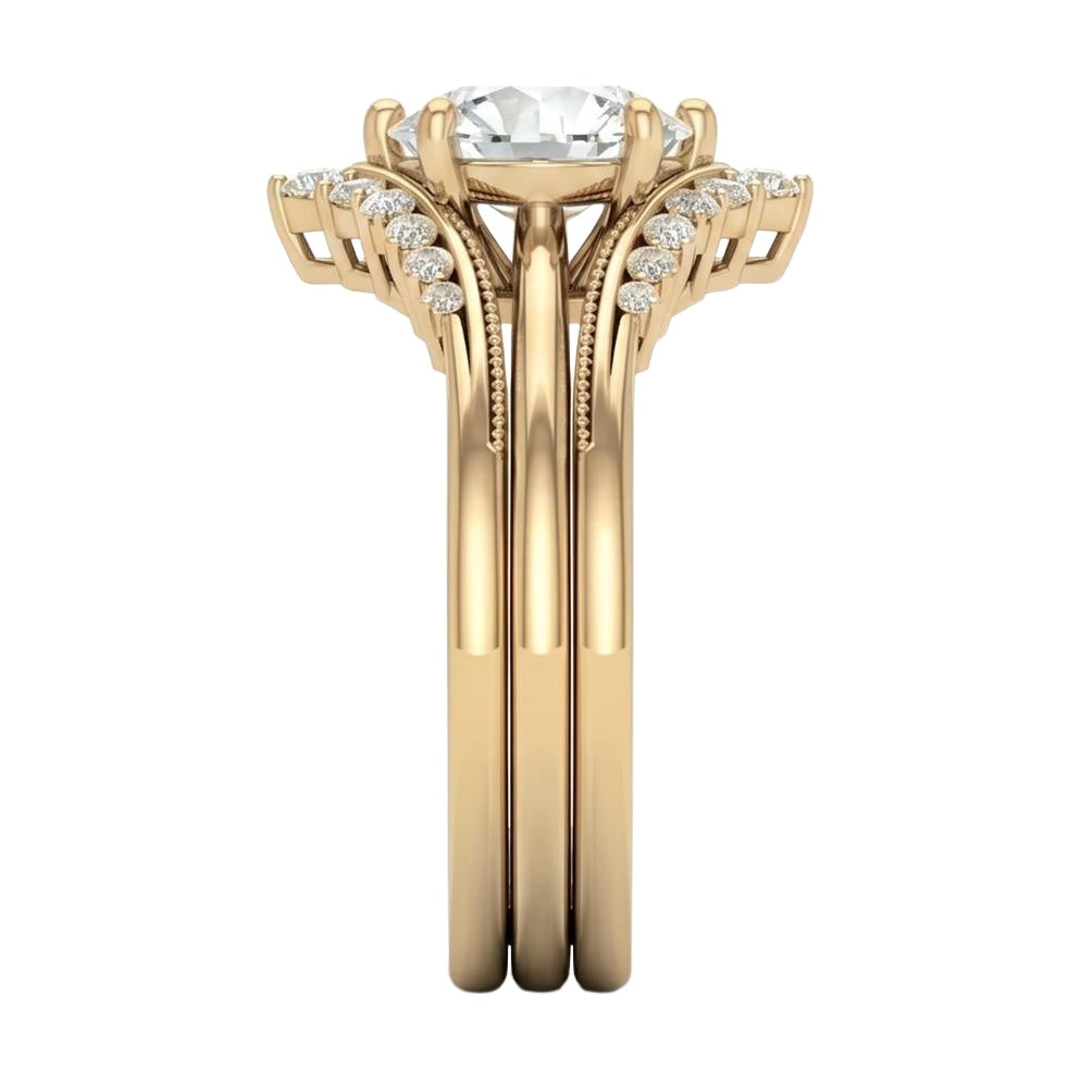 18K Yellow Gold Plated, 10K Solid Yellow Gold