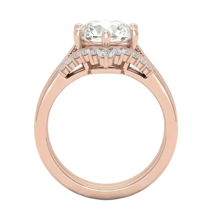 18K Rose Gold Plated, 10K Solid Rose Gold