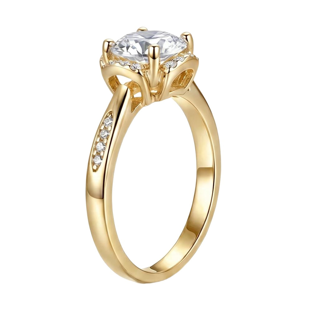 18K Yellow Gold Plated, 10K Solid Yellow Gold